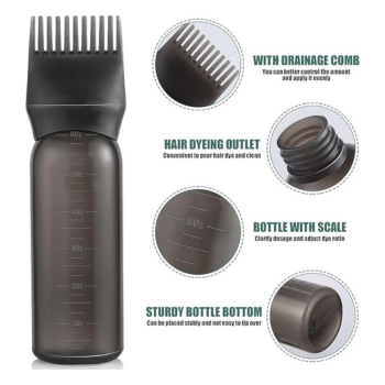 Hair applicator - INSIME Hair oil applicator bottle with comb